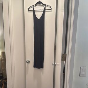 Rag&bone black jersey maxi dress